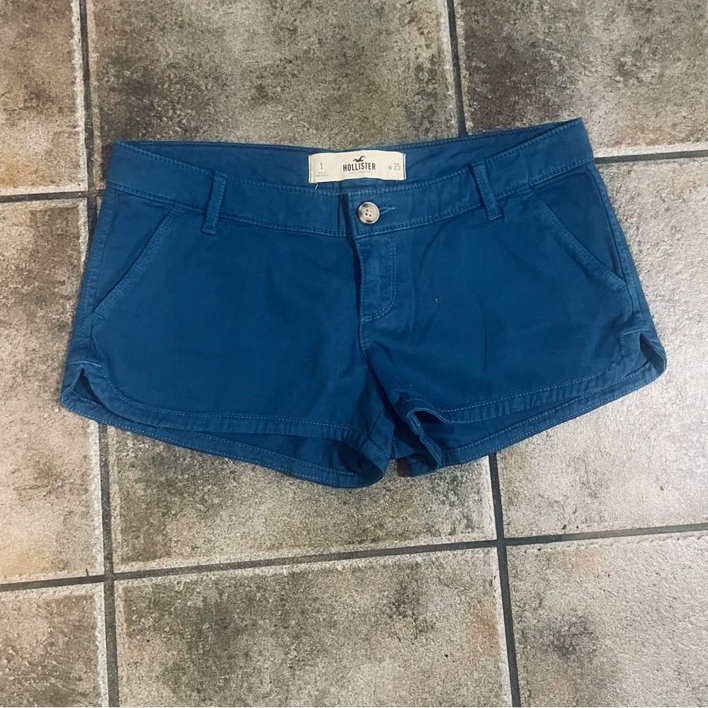 Hollister Blue Shorts Sz 25